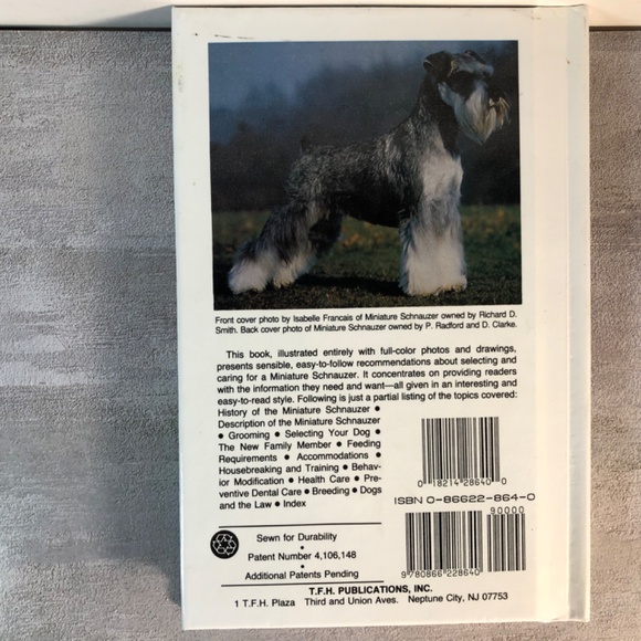Miniature, schnauzers book - Picture 5 of 5
